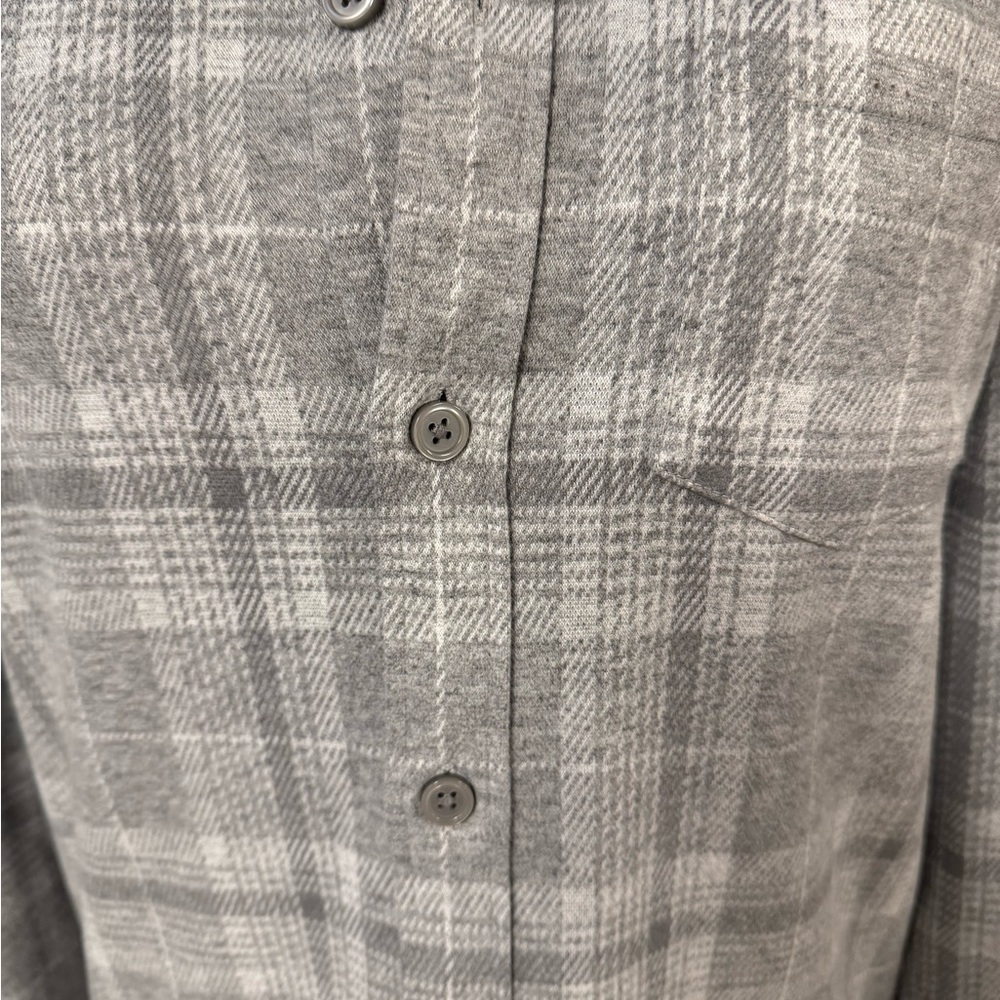 Express Plaid Button Down Shacket - image 5